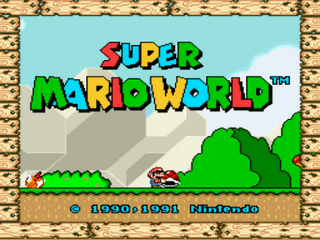 Super Mario World IceBallz 2 Title Screen
